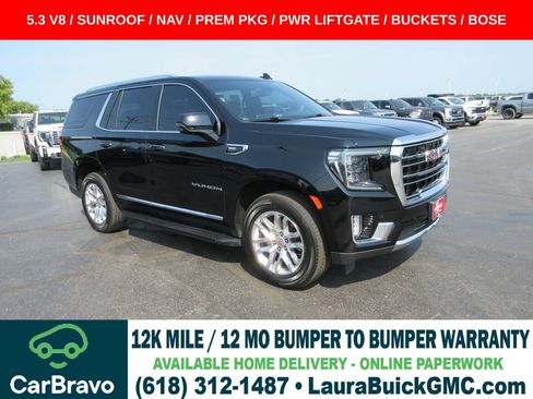 Certified 2022 GMC Yukon SLT w/ SLT Premium Package RWD image 1
