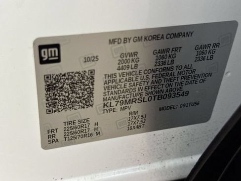 Certified 2026 Chevrolet TrailBlazer LT w/ LT Cold Weather Package AWD/4WD image 28