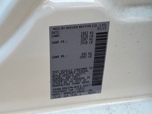 Certified 2023 Nissan Altima 2.5 SV image 11