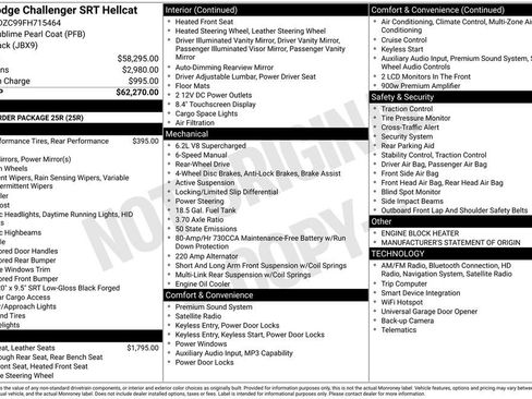 Used 2015 Dodge Challenger SRT Hellcat RWD image 31