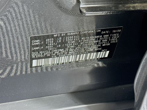 Used 2021 Subaru Outback Limited AWD/4WD image 12