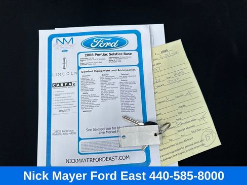 Used 2008 Pontiac Solstice Convertible w/ Convenience Package image 30