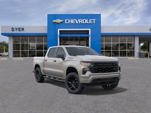 New 2026 Chevrolet Silverado 1500 Custom w/ Turbomax Blackout Package AWD/4WD image 1