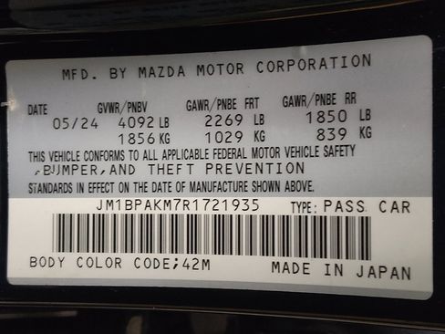 Used 2024 MAZDA MAZDA3 s FWD image 33
