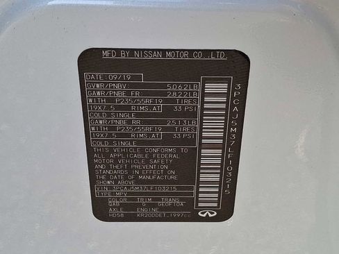 Used 2020 INFINITI QX50 Essential w/ Edition 30 Package image 26