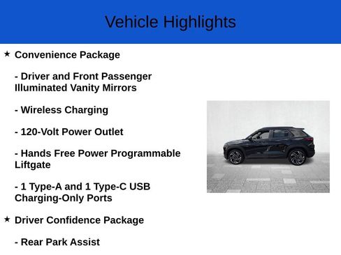 New 2026 Chevrolet TrailBlazer RS w/ Convenience Package FWD image 3