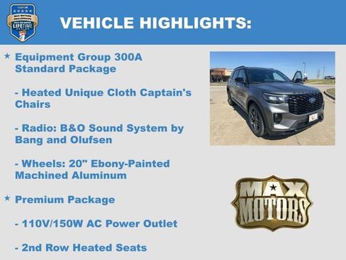 New 2026 Ford Explorer ST-Line w/ ST-Line Street Pack AWD/4WD image 6
