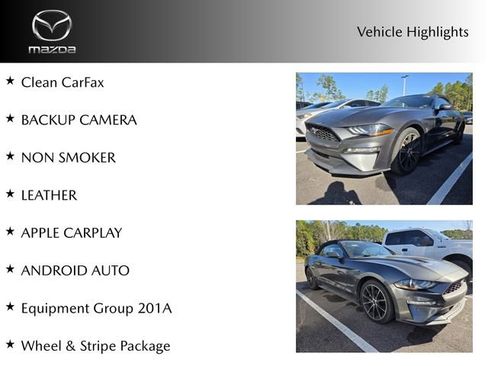 Used 2020 Ford Mustang Premium w/ Equipment Group 201A image 2