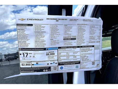 New 2026 Chevrolet Silverado 1500 RST w/ RST All Star Premium Package AWD/4WD image 15