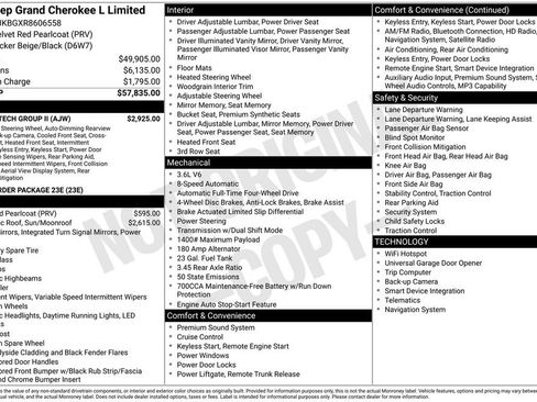 Used 2024 Jeep Grand Cherokee L Limited w/ Luxury Tech Group II AWD/4WD image 13