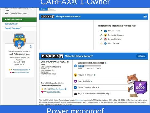 Used 2021 Volkswagen Passat 2.0T R-Line image 13