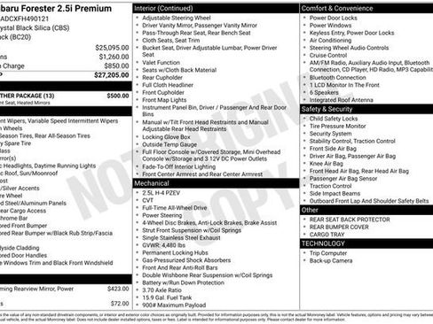 Used 2015 Subaru Forester 2.5i Premium w/ All-Weather Package image 15