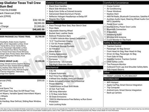 New 2025 Jeep Gladiator Sport image 22