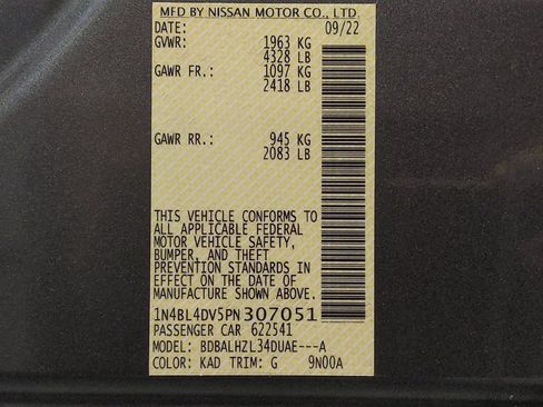 Used 2023 Nissan Altima 2.5 SV w/ SV Premium Package FWD image 33