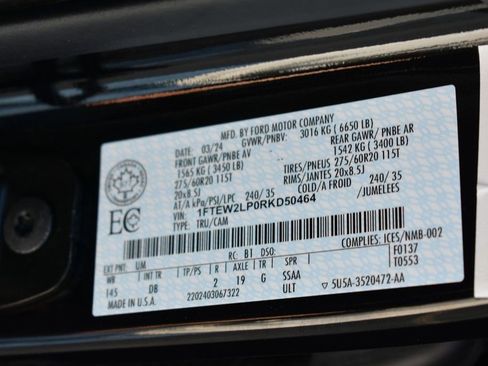 Used 2024 Ford F150 STX w/ STX Black Appearance Package AWD/4WD image 31