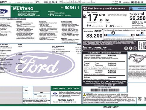 Used 2024 Ford Mustang Dark Horse w/ Dark Horse Handlin Package image 5