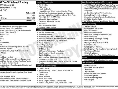 Used 2023 MAZDA CX-9 Grand Touring image 1