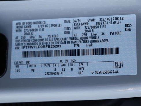 Used 2024 Ford F150 Platinum w/ Equipment Group 702A High image 31