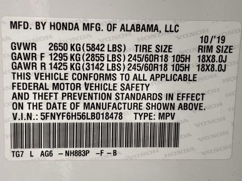 Used 2020 Honda Pilot EX-L image 33