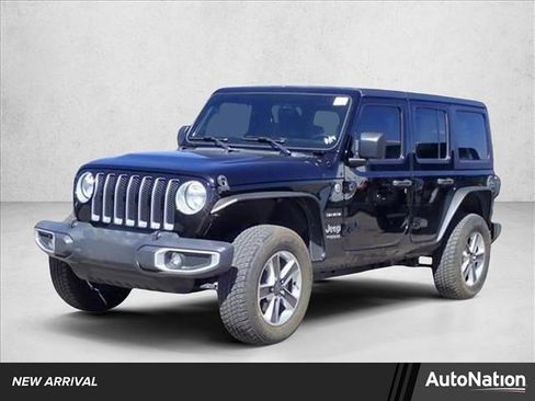 Used 2021 Jeep Wrangler Unlimited Sahara AWD/4WD image 1