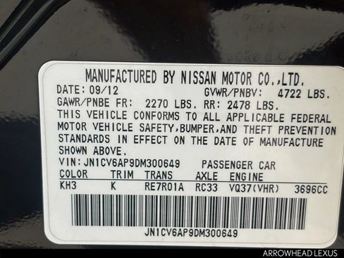 Used 2013 INFINITI G37 Journey w/ Premium Pkg RWD image 35
