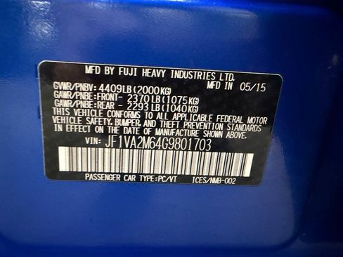 Used 2016 Subaru WRX STI AWD/4WD image 30