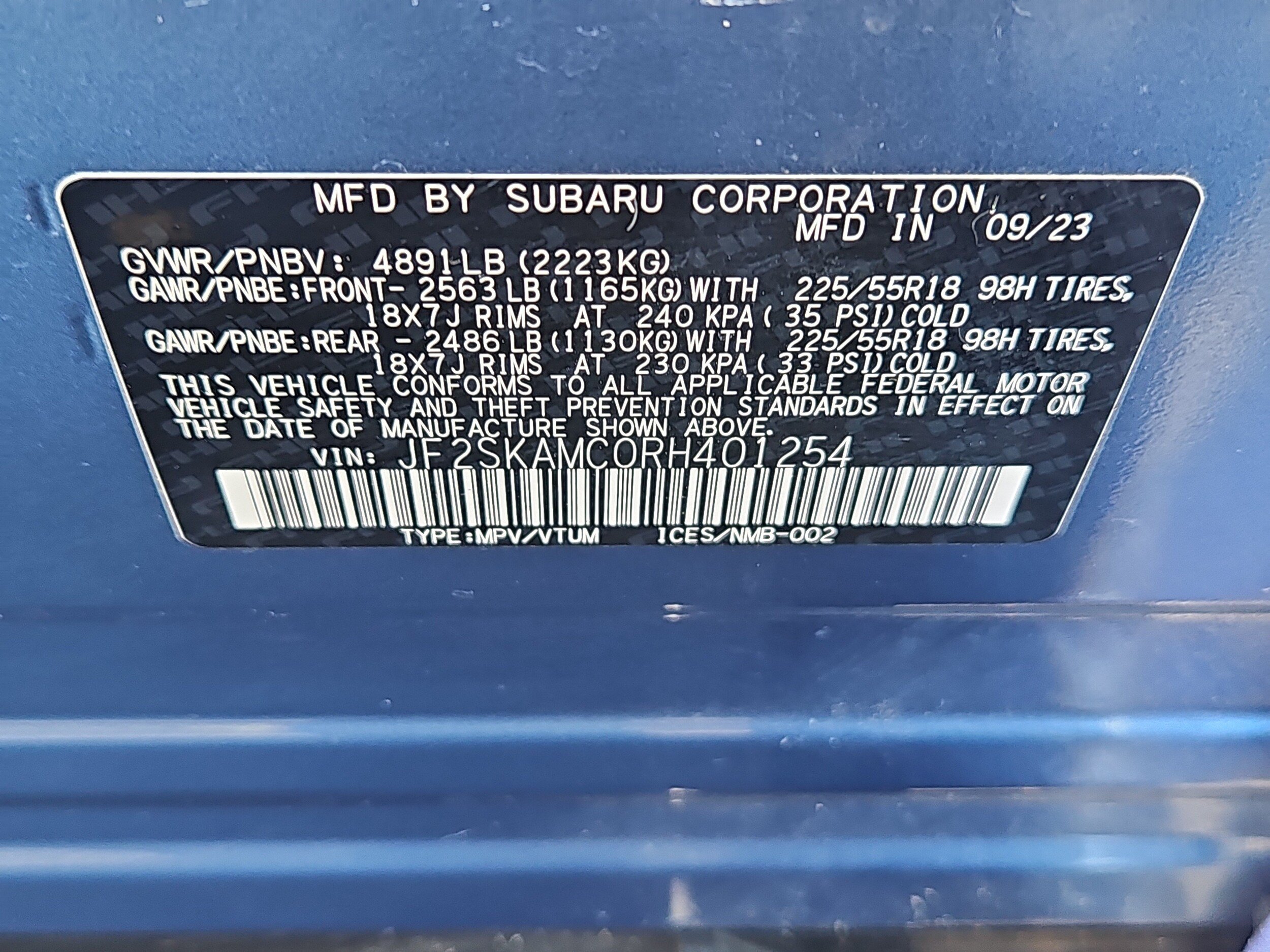 Certified 2024 Subaru Forester Touring AWD/4WD image 7