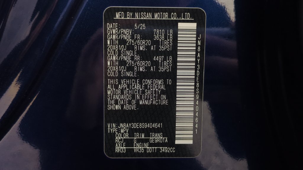 Certified 2025 Nissan Armada PRO-4X AWD/4WD image 24