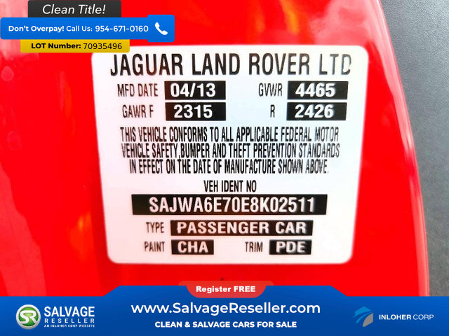 Used 2014 Jaguar F-TYPE Convertible RWD image 16