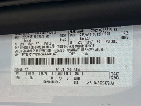 Used 2024 Ford Transit 250 Low Roof w/ Exterior Upgrade Package image 17