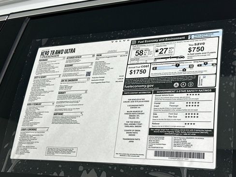 New 2025 Volvo XC90 T8 Ultra w/ Protection Package Premier image 22