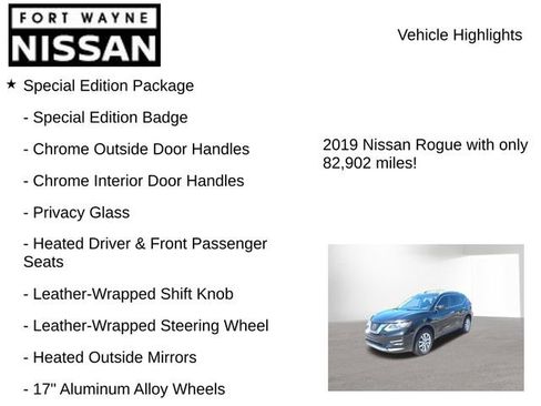 Used 2019 Nissan Rogue S w/ Special Edition Package AWD/4WD image 8