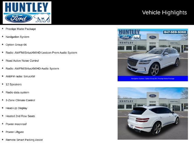 Used 2023 Genesis GV80 3.5T w/ Prestige Matte Package AWD/4WD image 2