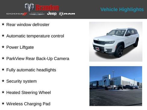 New 2025 Jeep Grand Cherokee L Altitude image 2