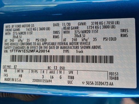 Used 2021 Ford F150 Lariat w/ Equipment Group 502A High image 27