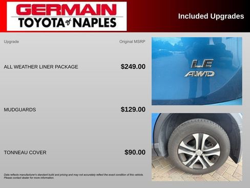 Used 2018 Toyota RAV4 LE w/ All Weather Liner Package AWD/4WD image 4