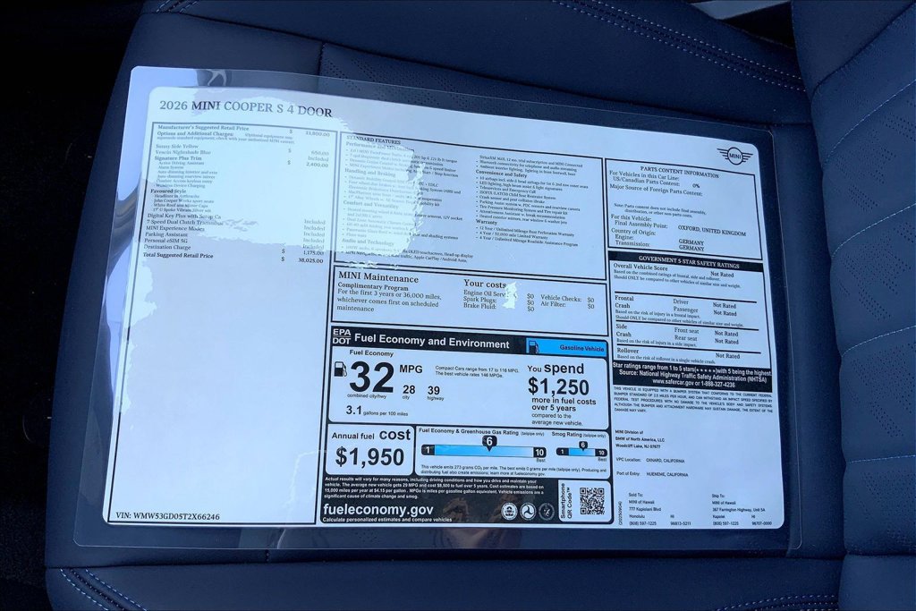 Used 2026 MINI Cooper S FWD image 14