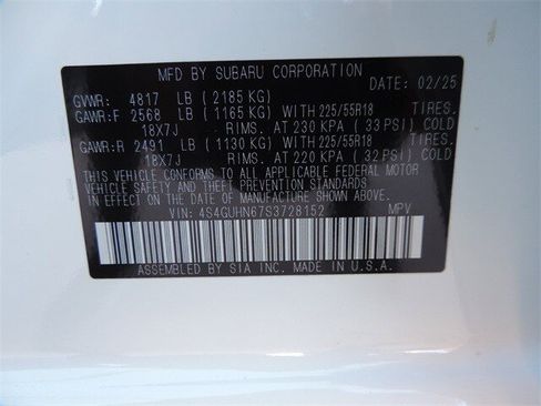 Certified 2025 Subaru Crosstrek 2.5i Limited w/ Popular Package #3A image 25