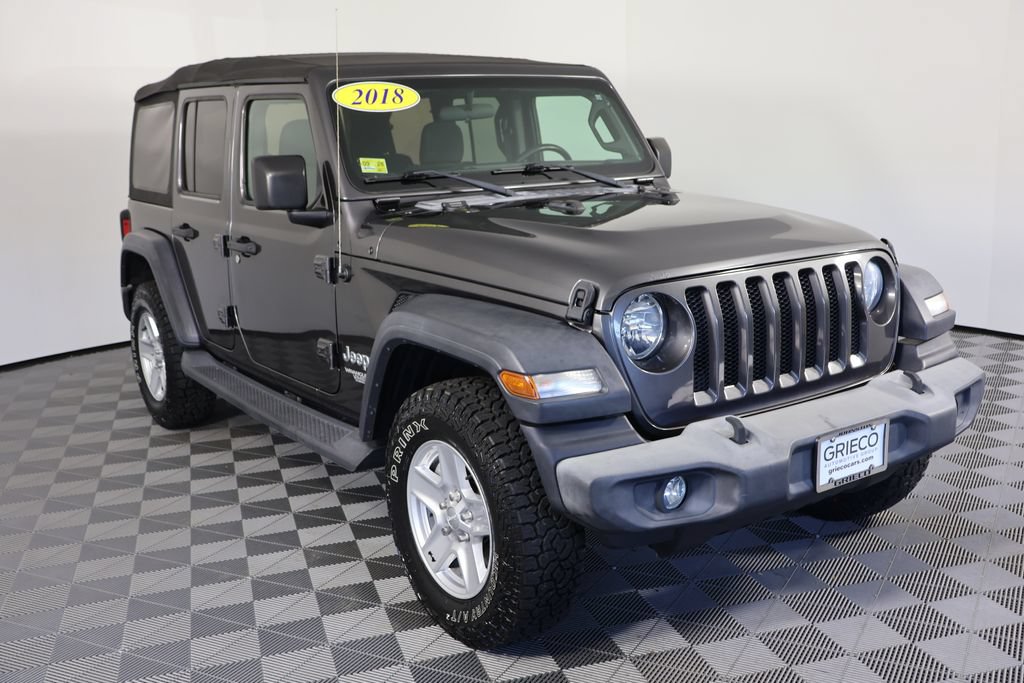Used 2018 Jeep Wrangler Unlimited Sport S AWD/4WD image 1