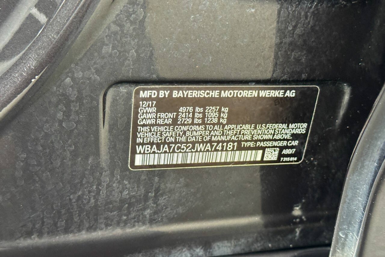 Used 2018 BMW 530i xDrive AWD/4WD image 23