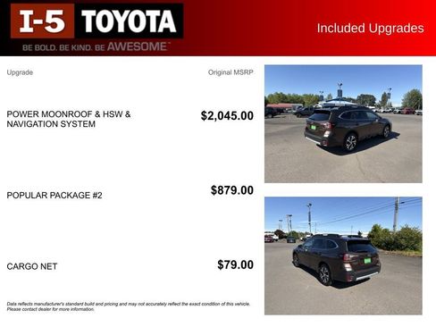 Used 2021 Subaru Outback Limited w/ Popular Package #2 AWD/4WD image 5