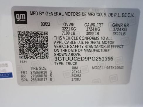 Used 2023 GMC Sierra 1500 Elevation w/ X31 Off-Road Package AWD/4WD image 29
