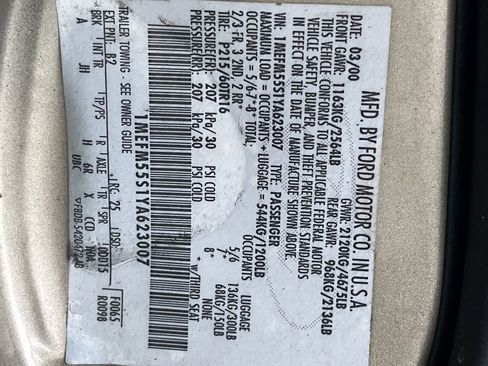 Used 2000 Mercury Sable LS Premium image 8