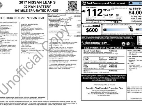 Used 2017 Nissan Leaf S w/ Charge Package image 3