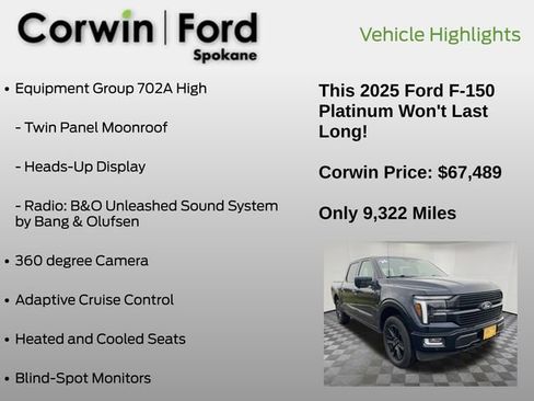 Used 2025 Ford F150 Platinum image 7
