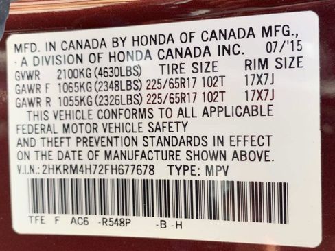 Used 2015 Honda CR-V EX-L image 42