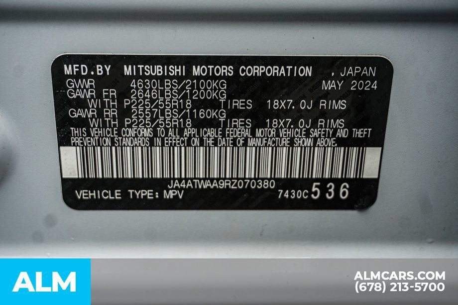 Used 2024 Mitsubishi Eclipse Cross SE AWD/4WD image 61