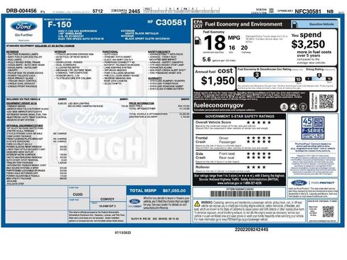 Used 2022 Ford F150 Tremor w/ Equipment Group 401A Mid AWD/4WD image 2