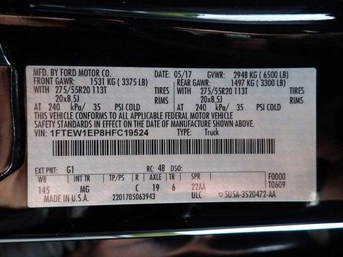 Used 2017 Ford F150 XLT w/ Equipment Group 302A Luxury AWD/4WD image 14