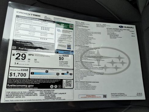 New 2026 Subaru Crosstrek 2.0i Premium image 40